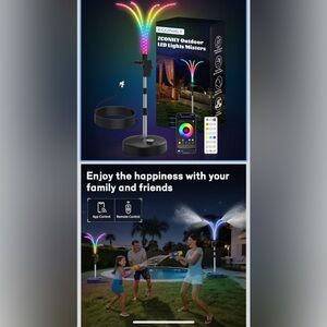 ZCONEY LED Outdoor Lights Misters